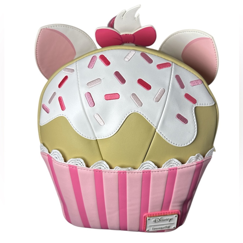 Nwt Disney The Aristocats Loungefly Marie Backpack Cupcake